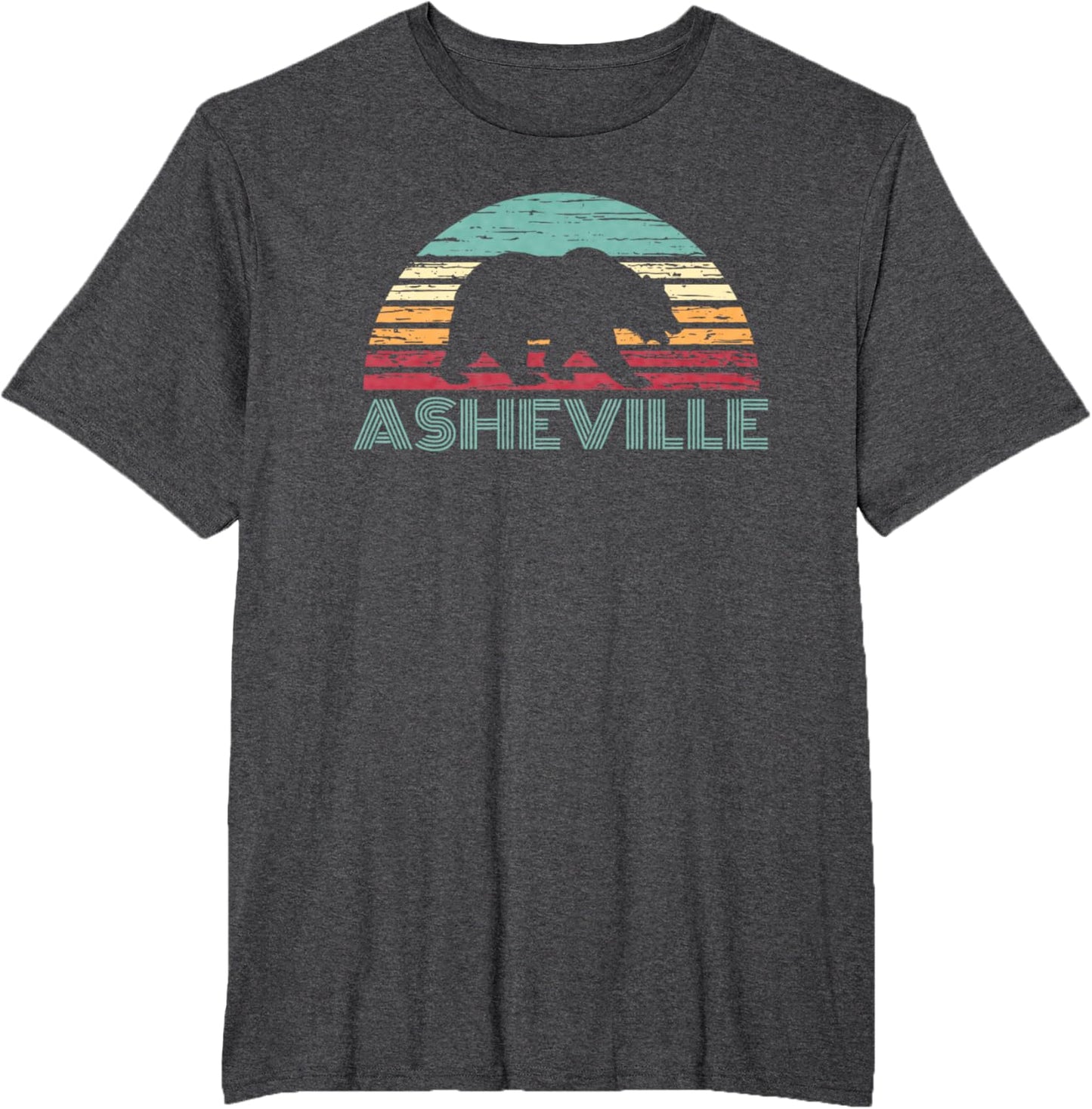 North Carolina Wildlife Retro Asheville NC AVL Bear Gift T-Shirt