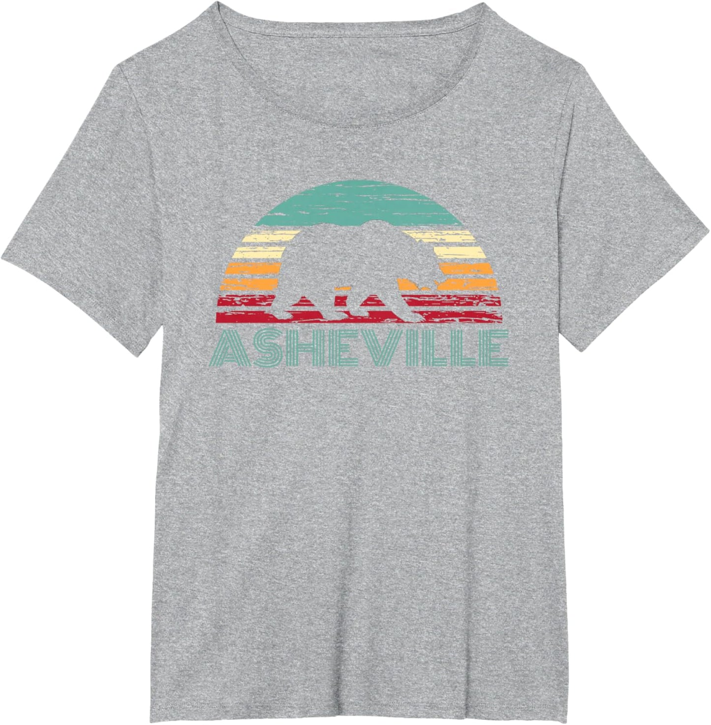 North Carolina Wildlife Retro Asheville NC AVL Bear Gift T-Shirt
