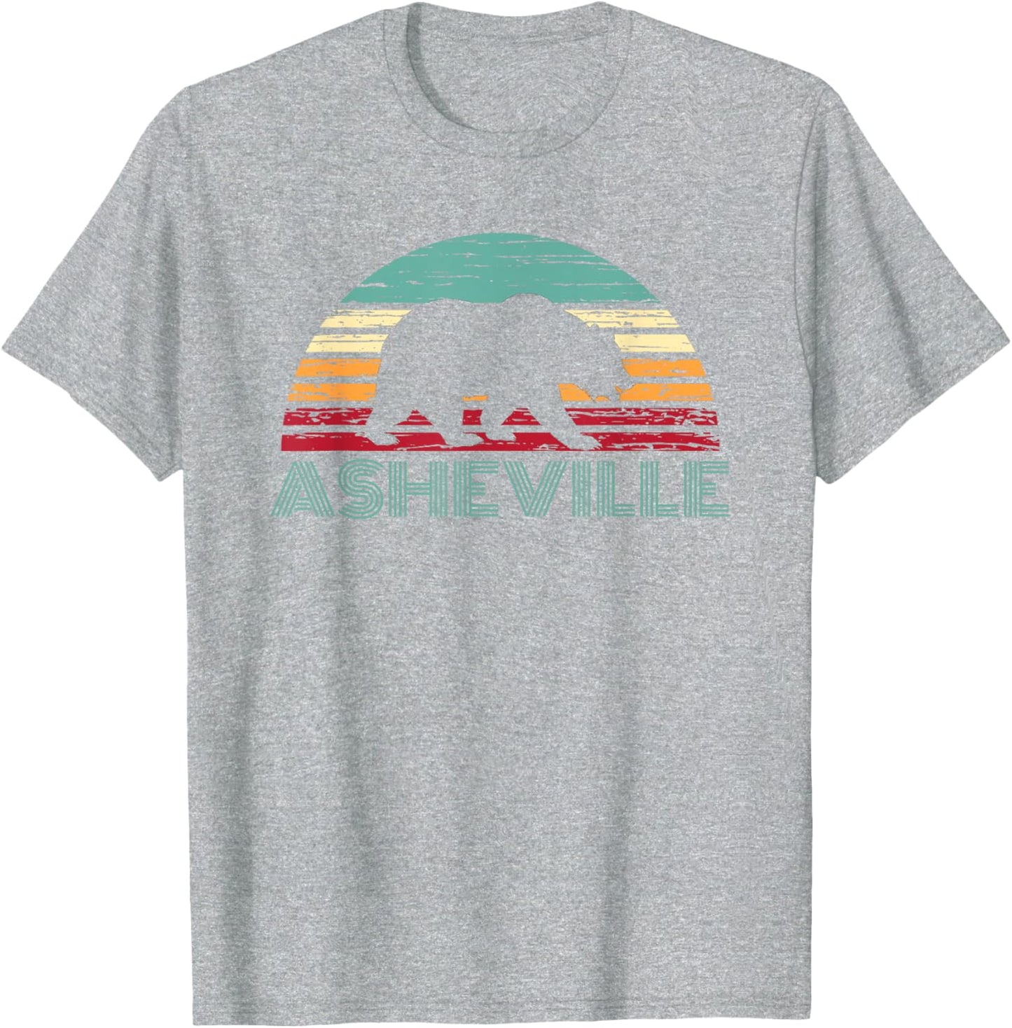 North Carolina Wildlife Retro Asheville NC AVL Bear Gift T-Shirt