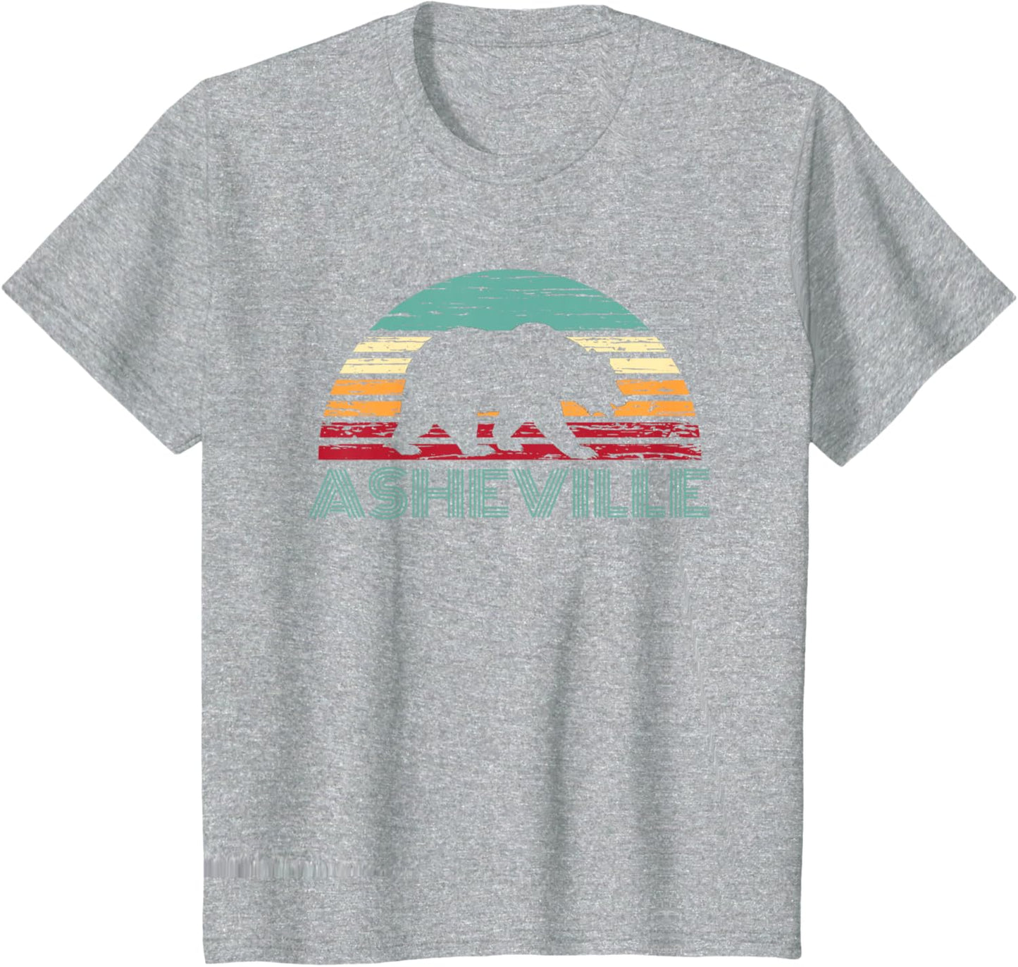 North Carolina Wildlife Retro Asheville NC AVL Bear Gift T-Shirt