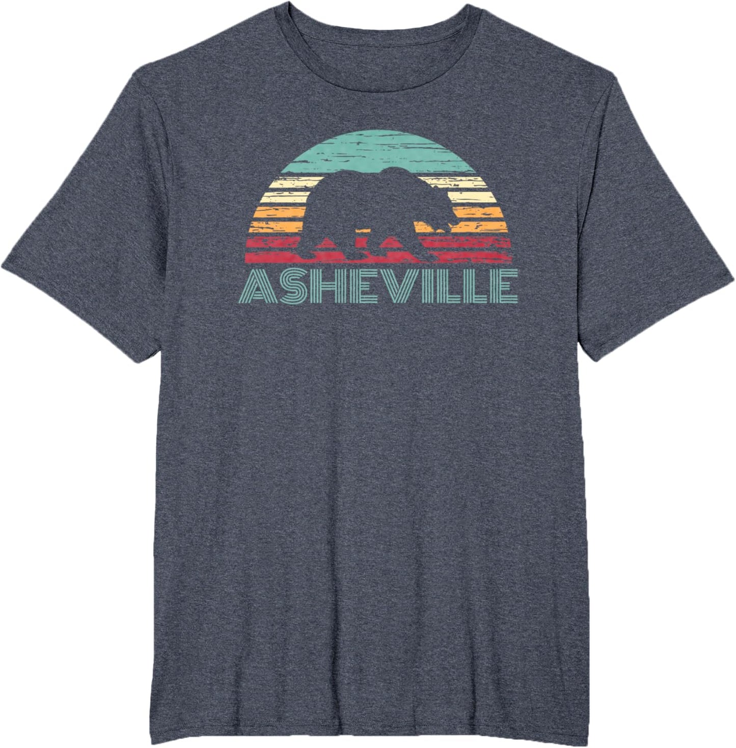 North Carolina Wildlife Retro Asheville NC AVL Bear Gift T-Shirt