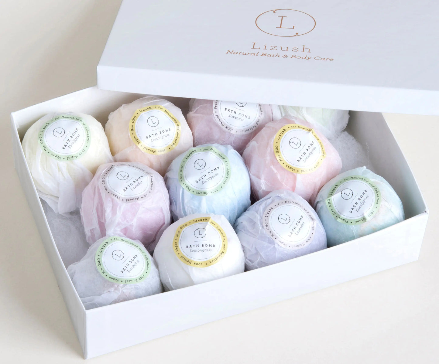 11 Bath Bombs Gift Box + one Free Bomb to make 12 !!