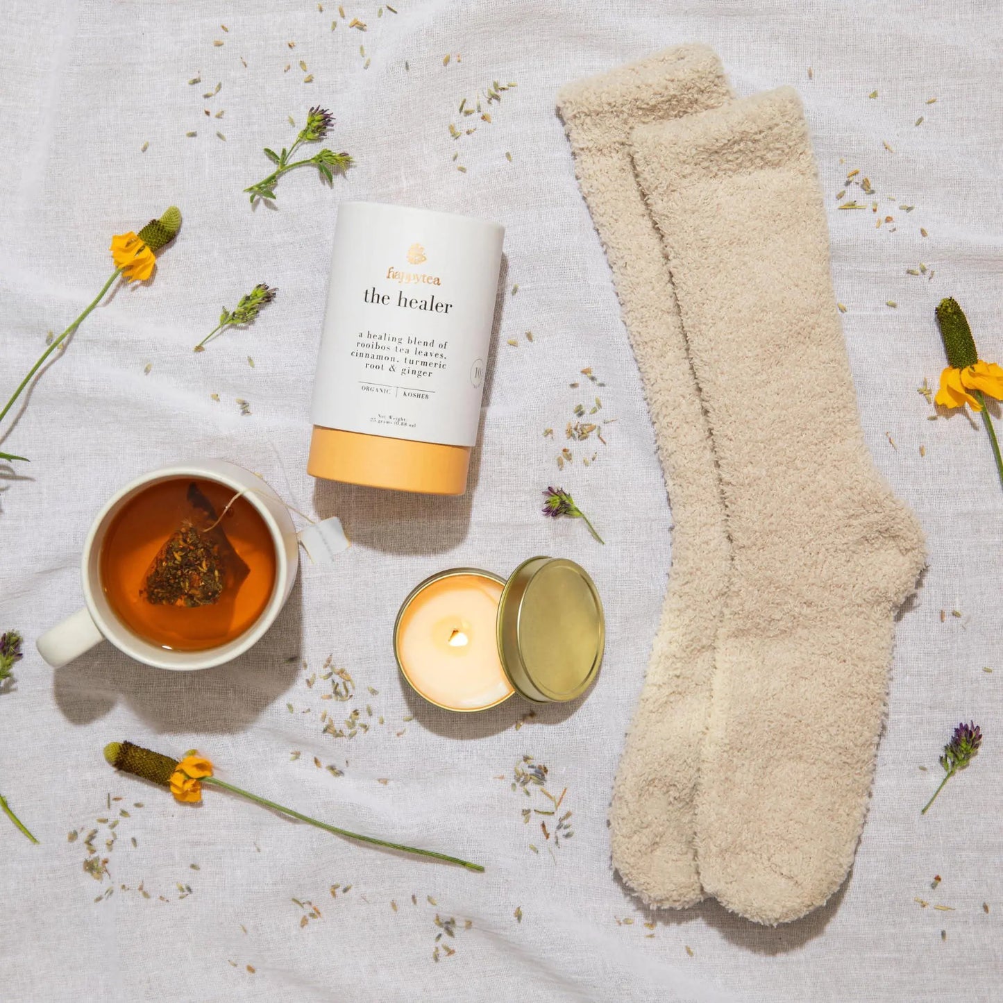 Self Care Gift Box Premium Care Package with Hugs Card Soothing Spa